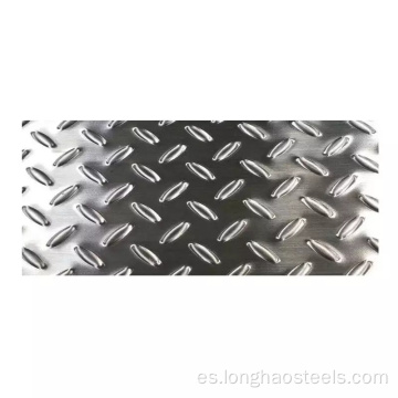 Hoja de acero inoxidable de 300 series en relieve